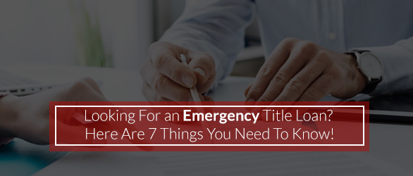 Looking For an Emergency Bad Credit Car Loan Edmonton? Here Are 7 Things You Need To Know!