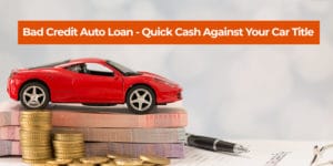 bad credit auto loan